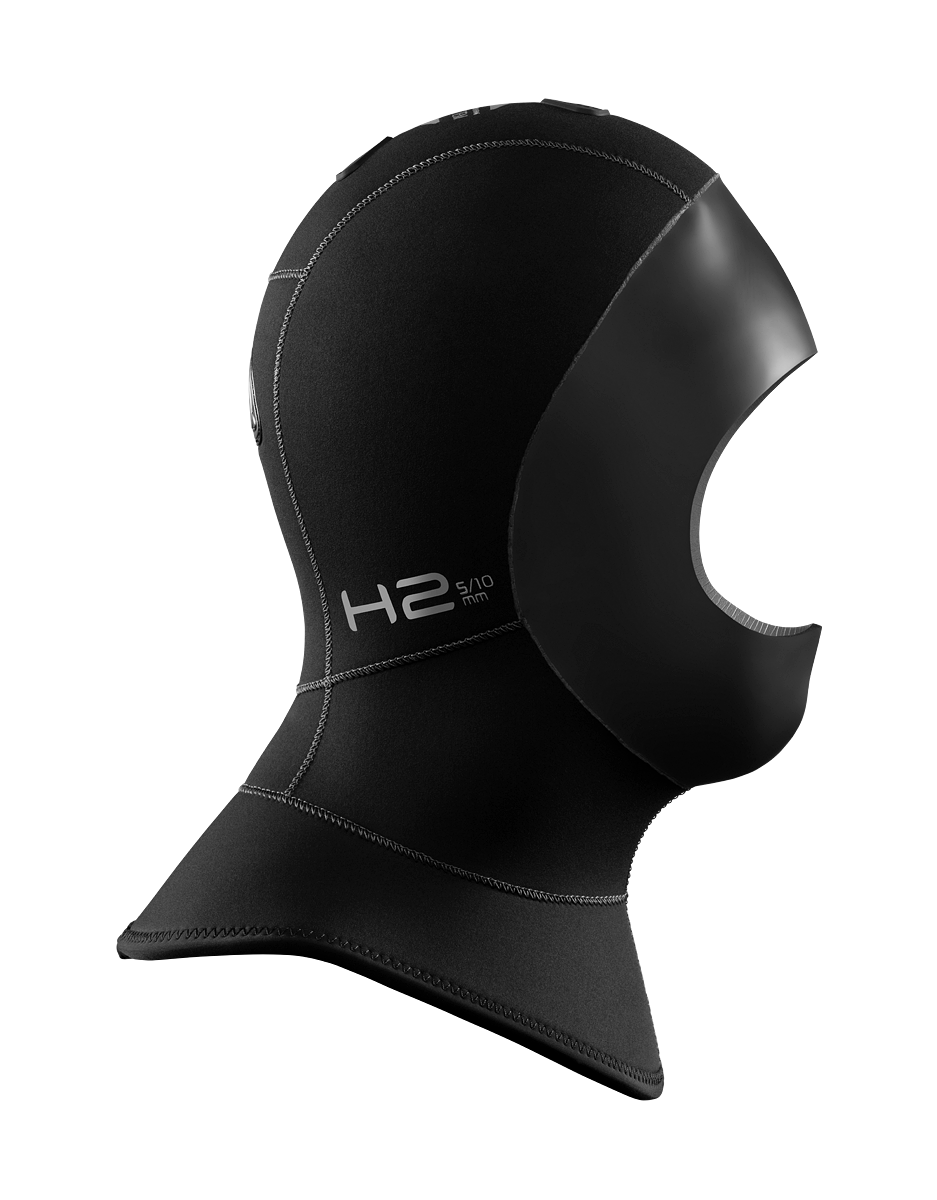 Waterproof hette H2 5/10m- POLAR, med glatt kant for helmaske
